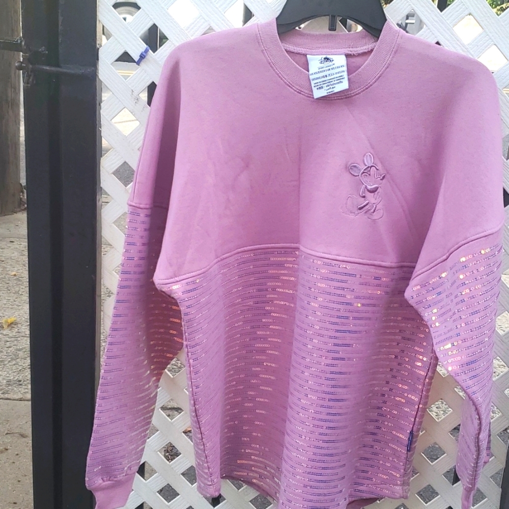 Disney XS Rose color sweatshirt.